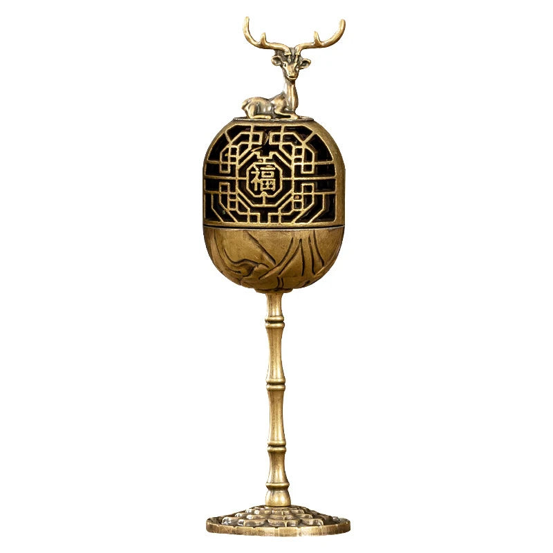 Incense Holder Incense Burners Road Small Incense Burner Indoor High-foot Stove Burner Incense Decoration for Home porta incenso