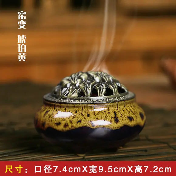Creative Home Spiral Aromatherapy Cigarette Holder, Used as a Decorative Cool Wood Burner for Indoor Incense Holders