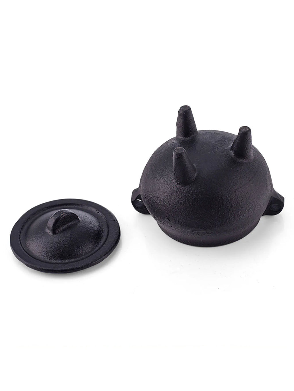Cast Iron Incense Burner with Lid, Yoga Meditation Purification Incense Burner, Desktop Decoration Ornament, Incense Holder