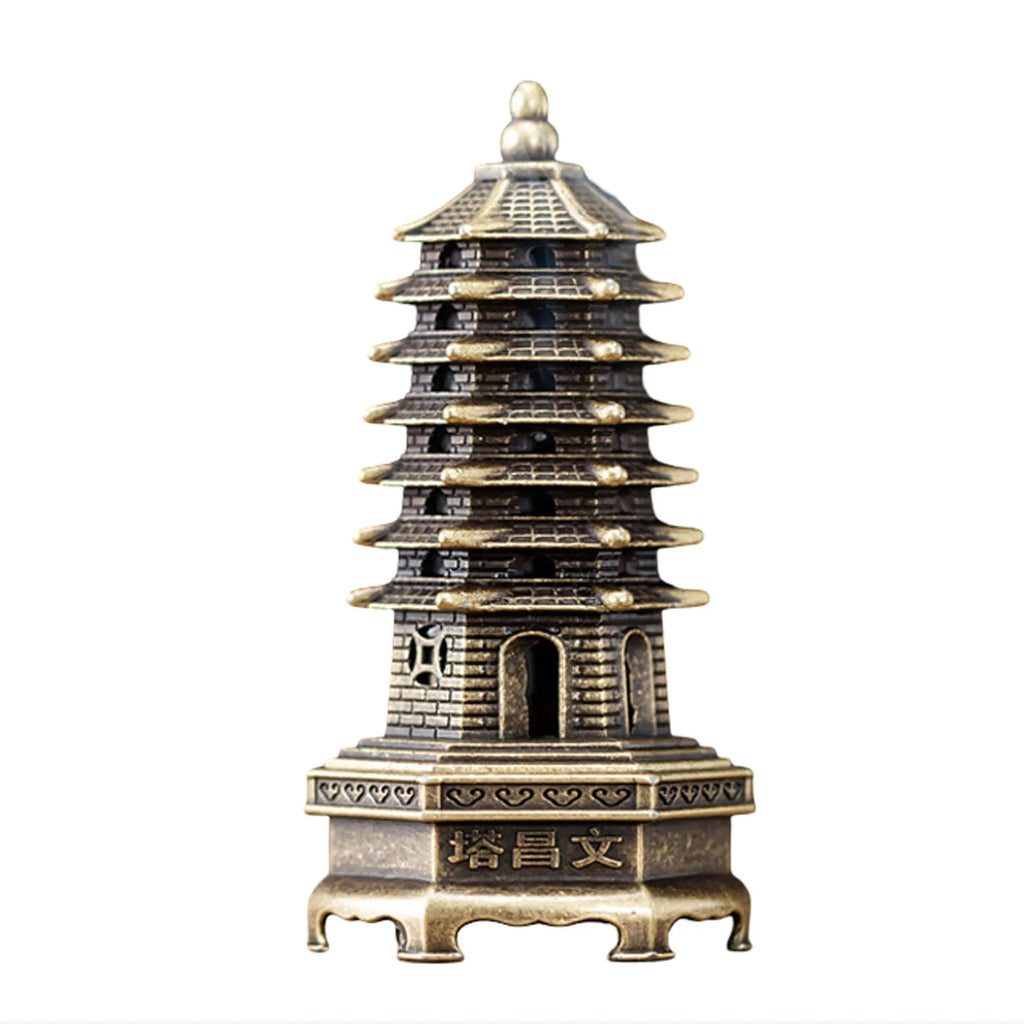 1 Piece Incense Burner Indoor Aromatherapy Home Ornament Vertical Incense Burner Small Xiangyun Alloy Incense Holder