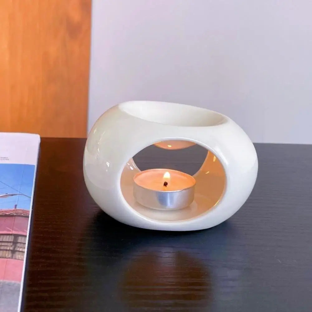 Aromatherapy Burner Ceramic Candle Heater Oil Diffuser Furnace Home Salon Spa Incense Decoration New Arrival