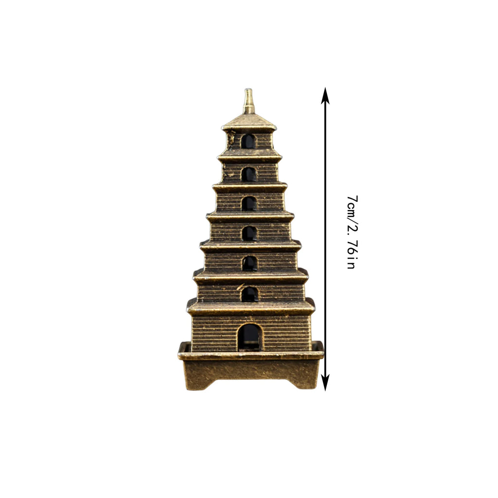 1 Piece Incense Burner Indoor Aromatherapy Home Ornament Vertical Incense Burner Small Xiangyun Alloy Incense Holder