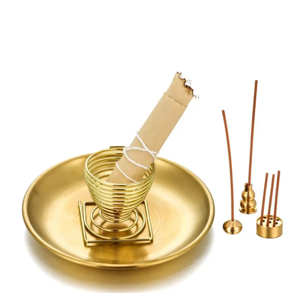 9 Holes Mental Waterdrop Incense Holder Meditation Incense Burner Coil Incense Cones Sticks Cones Ash Catcher Palo Santo Holder