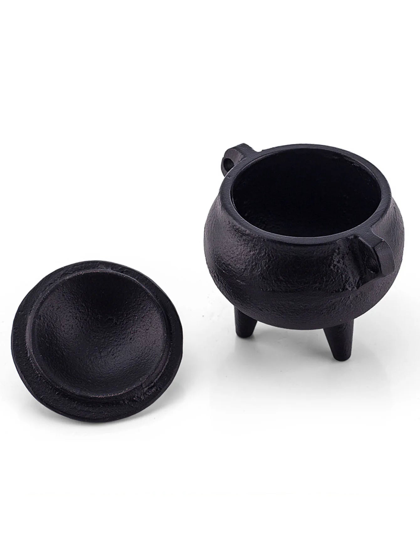 Cast Iron Incense Burner with Lid, Yoga Meditation Purification Incense Burner, Desktop Decoration Ornament, Incense Holder