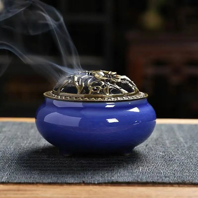 Creative Home Spiral Aromatherapy Cigarette Holder, Used as a Decorative Cool Wood Burner for Indoor Incense Holders