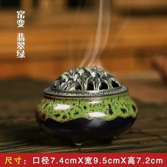Creative Home Spiral Aromatherapy Cigarette Holder, Used as a Decorative Cool Wood Burner for Indoor Incense Holders