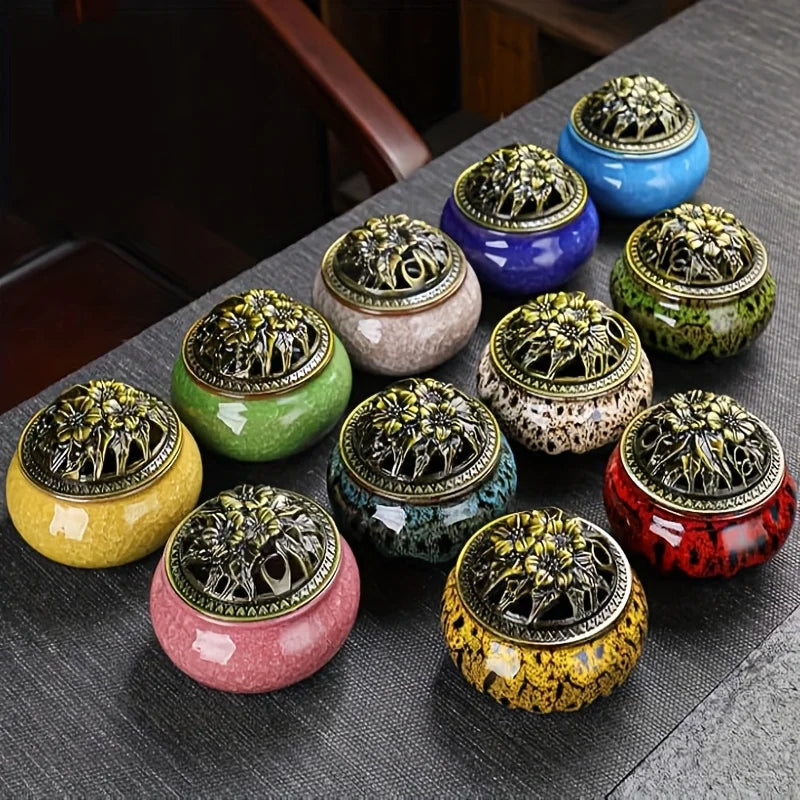Creative Home Spiral Aromatherapy Cigarette Holder, Used as a Decorative Cool Wood Burner for Indoor Incense Holders