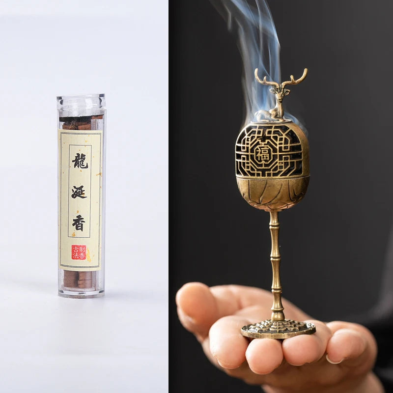 Incense Holder Incense Burners Road Small Incense Burner Indoor High-foot Stove Burner Incense Decoration for Home porta incenso