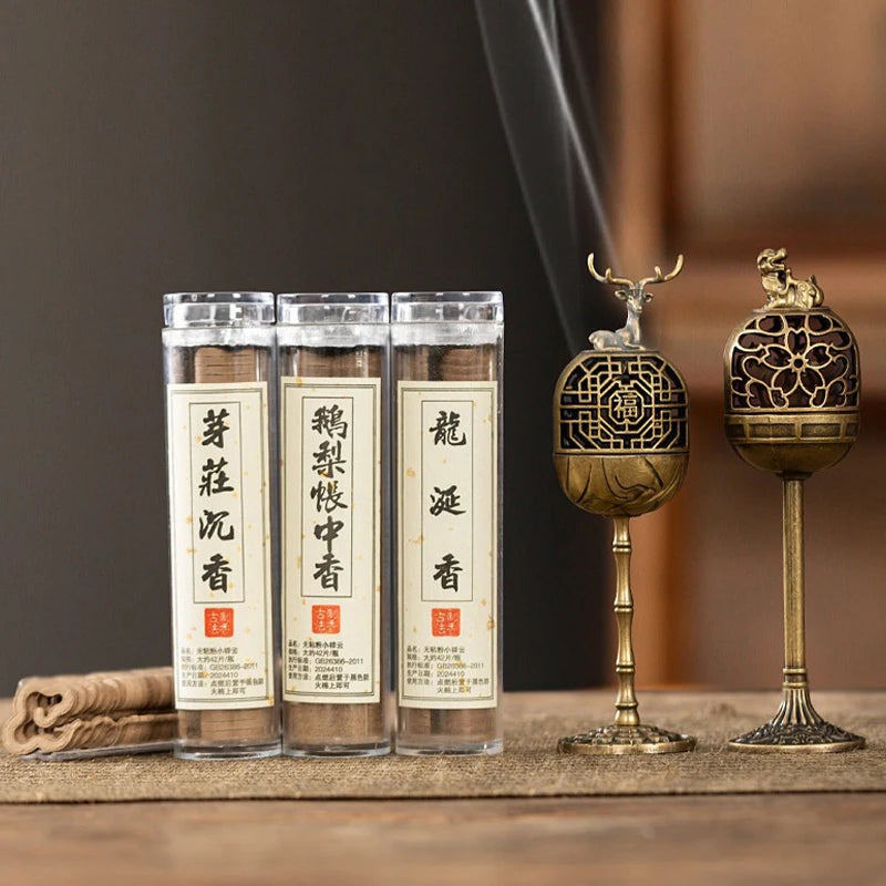 Incense Holder Incense Burners Road Small Incense Burner Indoor High-foot Stove Burner Incense Decoration for Home porta incenso