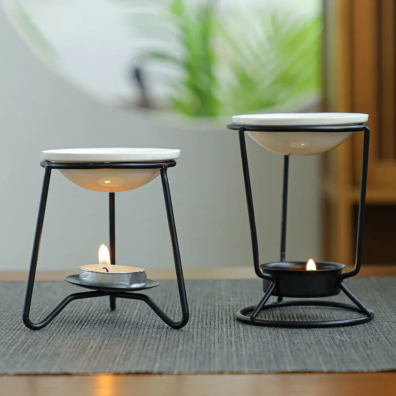New Aromatherapy Burner Essential Oil Lamp Burner Incense Wax Burner Household Candle Lamp Burner