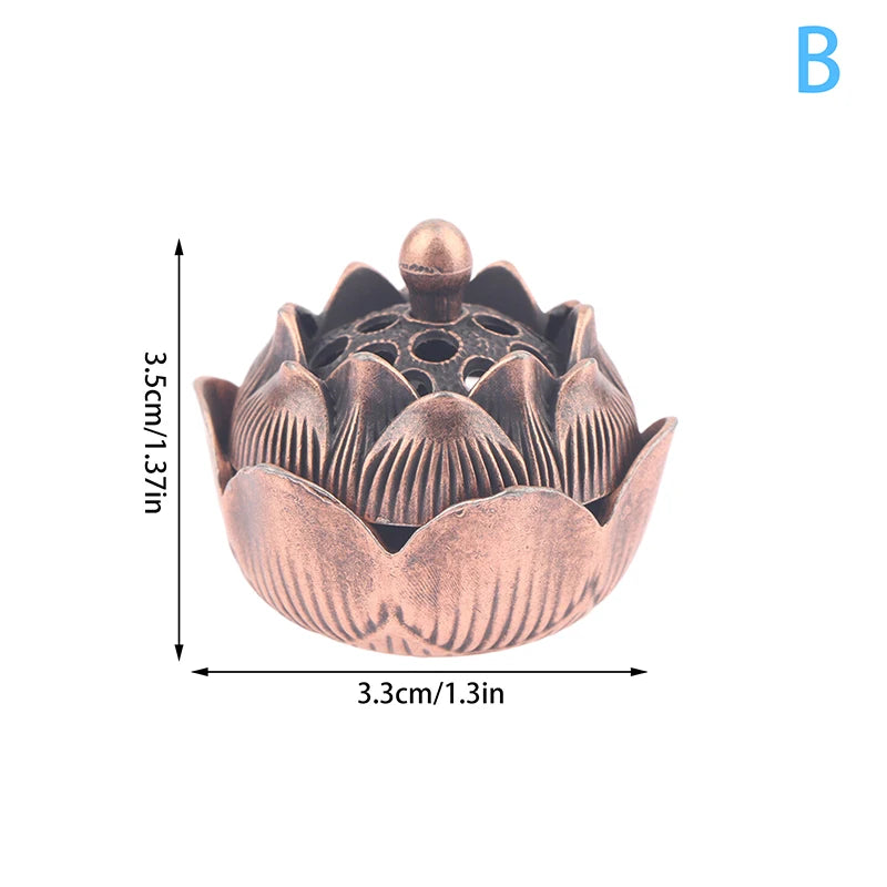 Brass Incense Burner,Metal Aromatherapy Holder,Unscented,Ideal For Yoga Meditation,Bedroom Ambiance,Home Decor