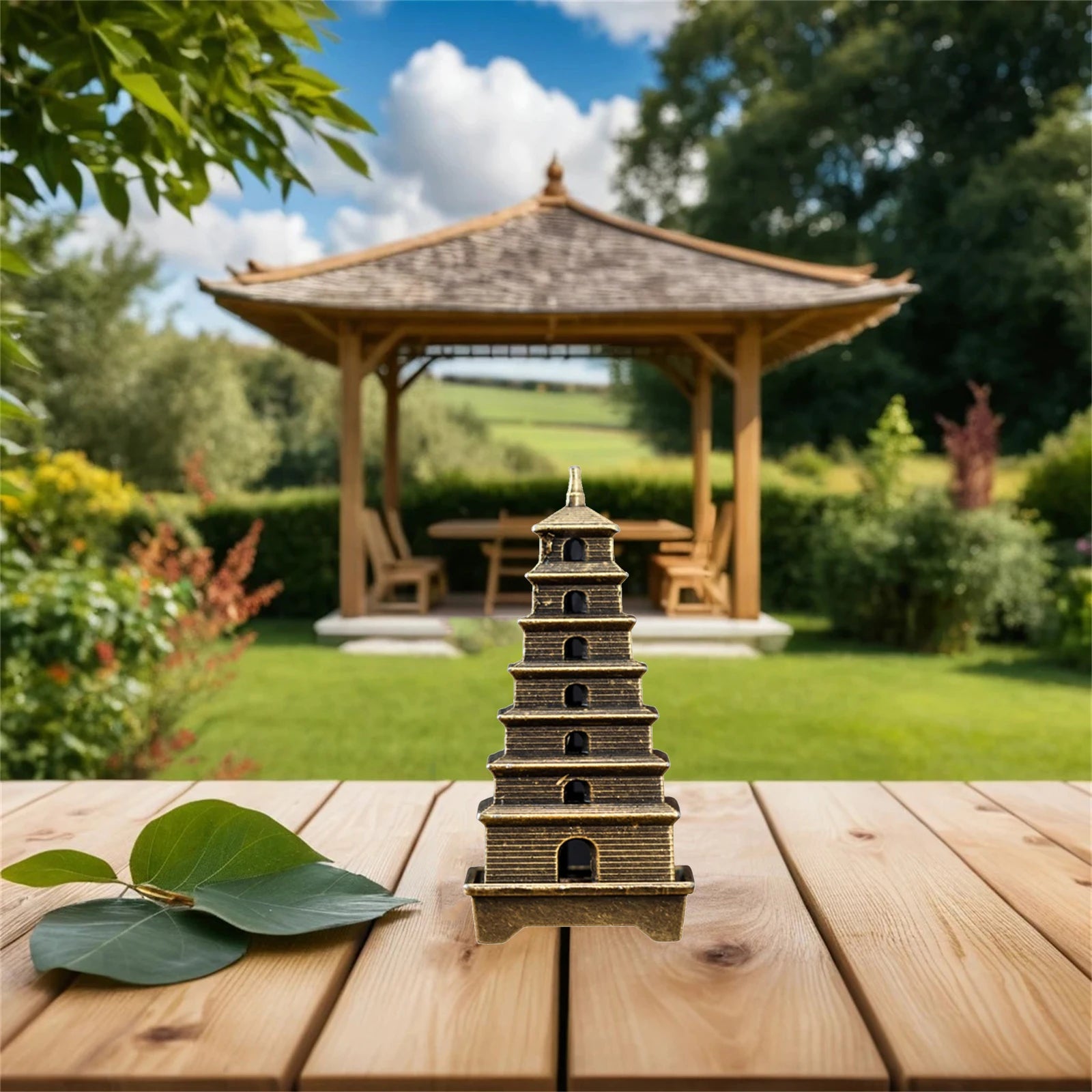 1 Piece Incense Burner Indoor Aromatherapy Home Ornament Vertical Incense Burner Small Xiangyun Alloy Incense Holder