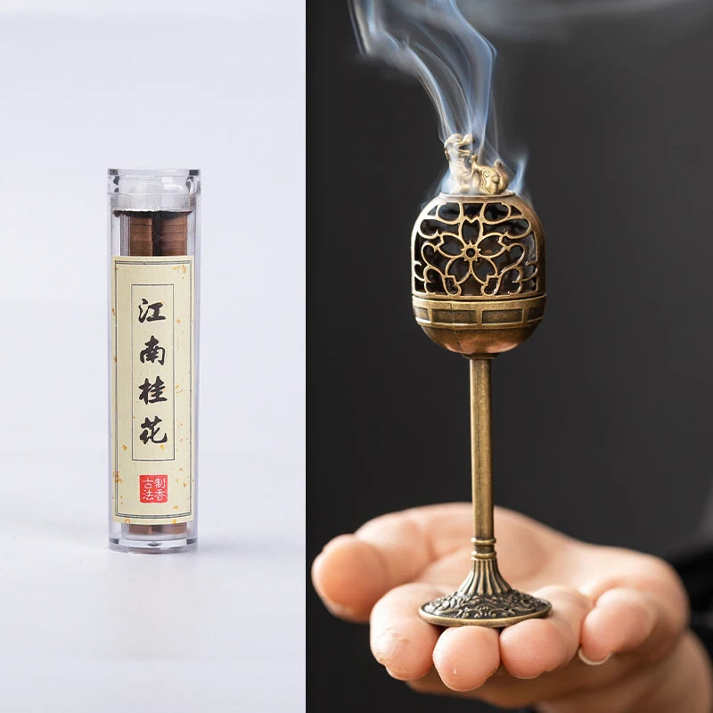 Incense Holder Incense Burners Road Small Incense Burner Indoor High-foot Stove Burner Incense Decoration for Home porta incenso