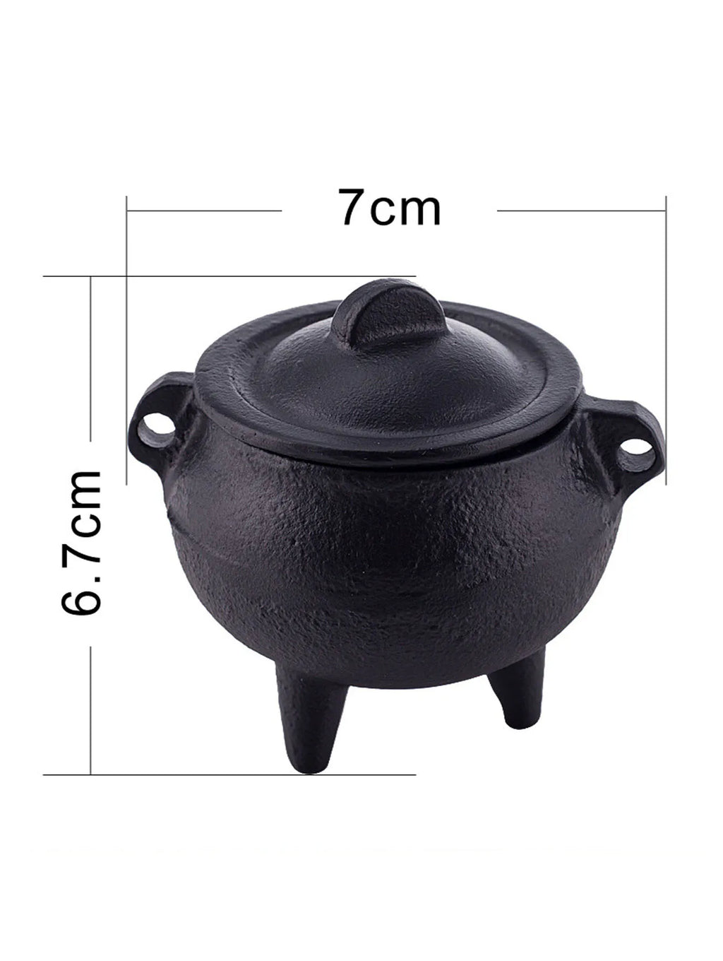 Cast Iron Incense Burner with Lid, Yoga Meditation Purification Incense Burner, Desktop Decoration Ornament, Incense Holder