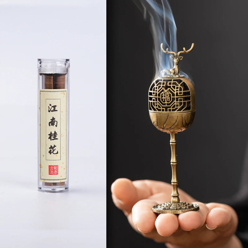Incense Holder Incense Burners Road Small Incense Burner Indoor High-foot Stove Burner Incense Decoration for Home porta incenso