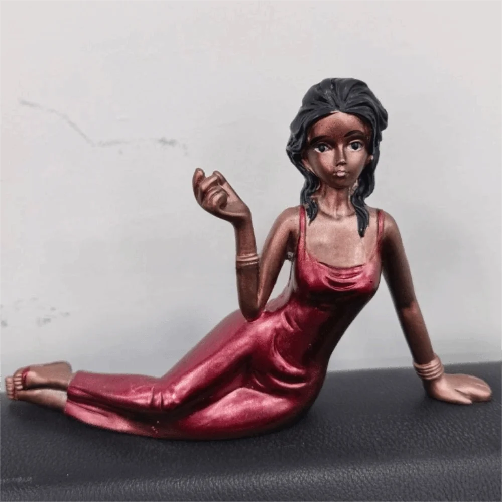 Handcrafted Incense Stick Holder Resin Creative Women Figurine Incense Burner Modern Abstract Ornament Aroma Statue Stand