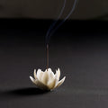 YXY Handmade Flower Incense Holder Ceramic Living Room Stick Incense Burner Buddha Supplier Home Decor Ornaments Base Zen