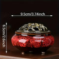 Creative Home Spiral Aromatherapy Cigarette Holder, Used as a Decorative Cool Wood Burner for Indoor Incense Holders