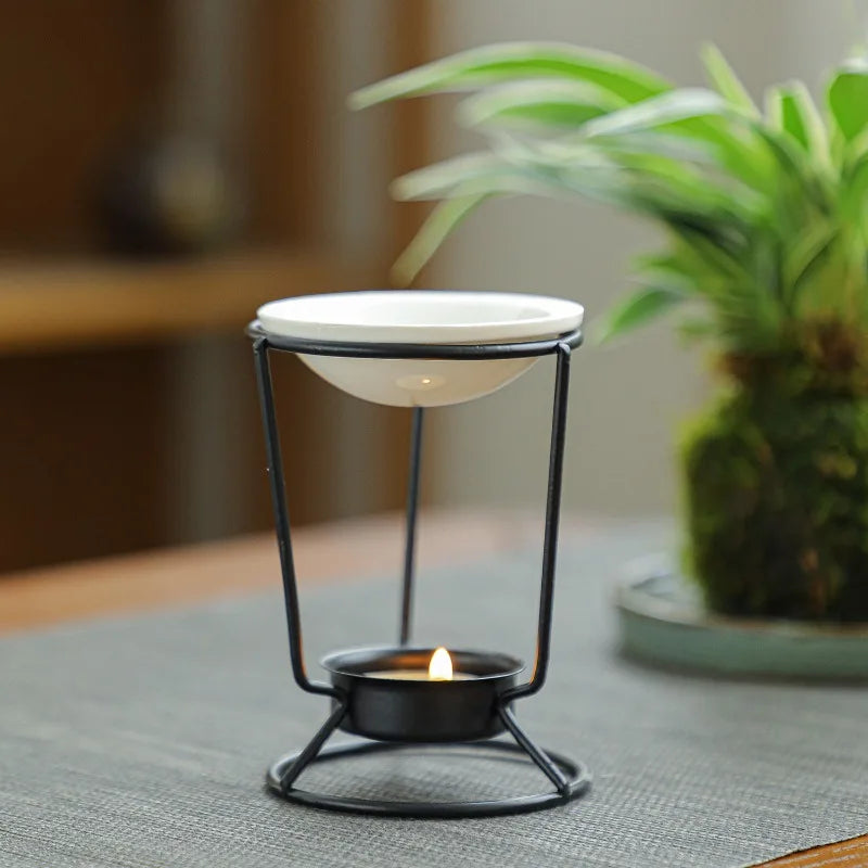 New Aromatherapy Burner Essential Oil Lamp Burner Incense Wax Burner Household Candle Lamp Burner