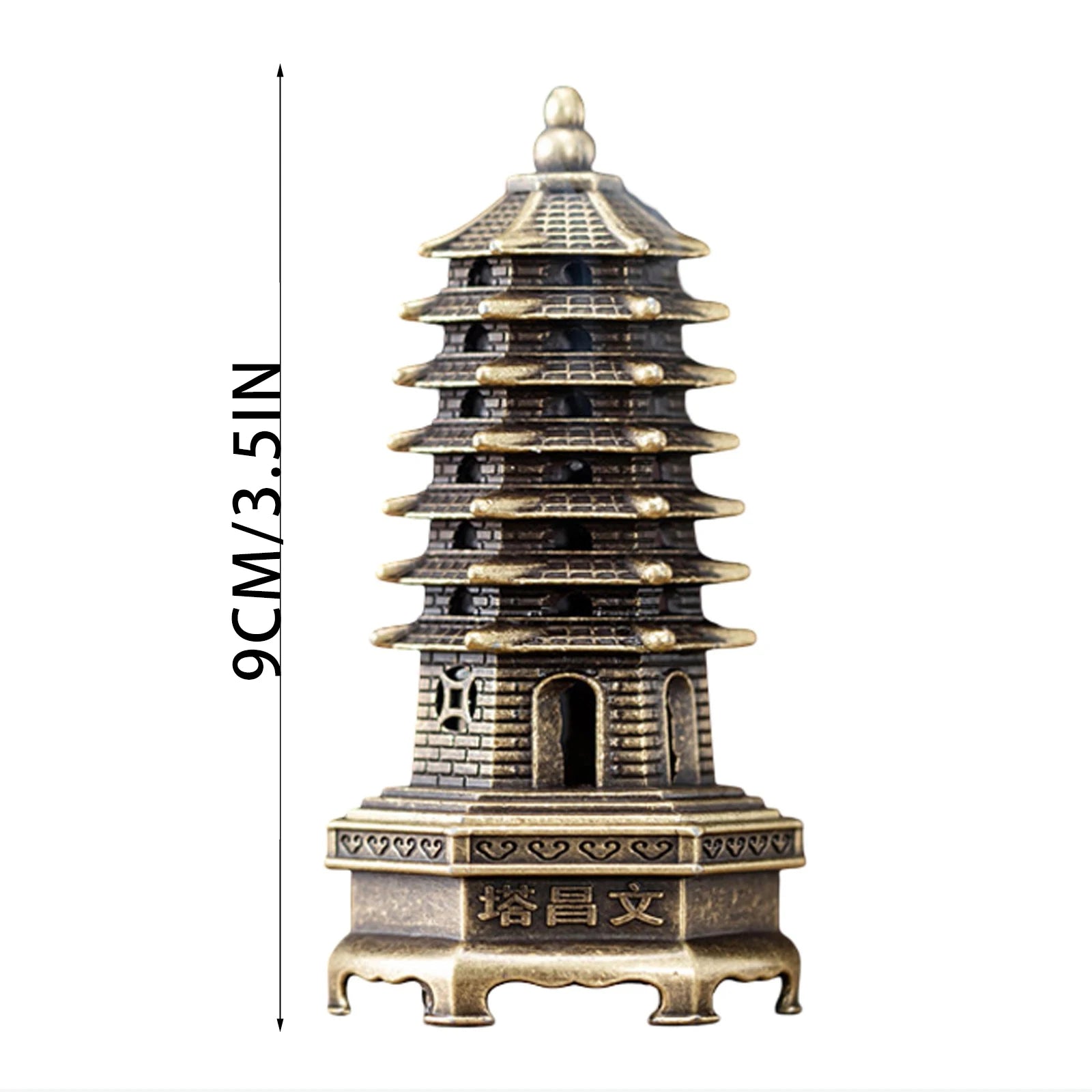 1 Piece Incense Burner Indoor Aromatherapy Home Ornament Vertical Incense Burner Small Xiangyun Alloy Incense Holder