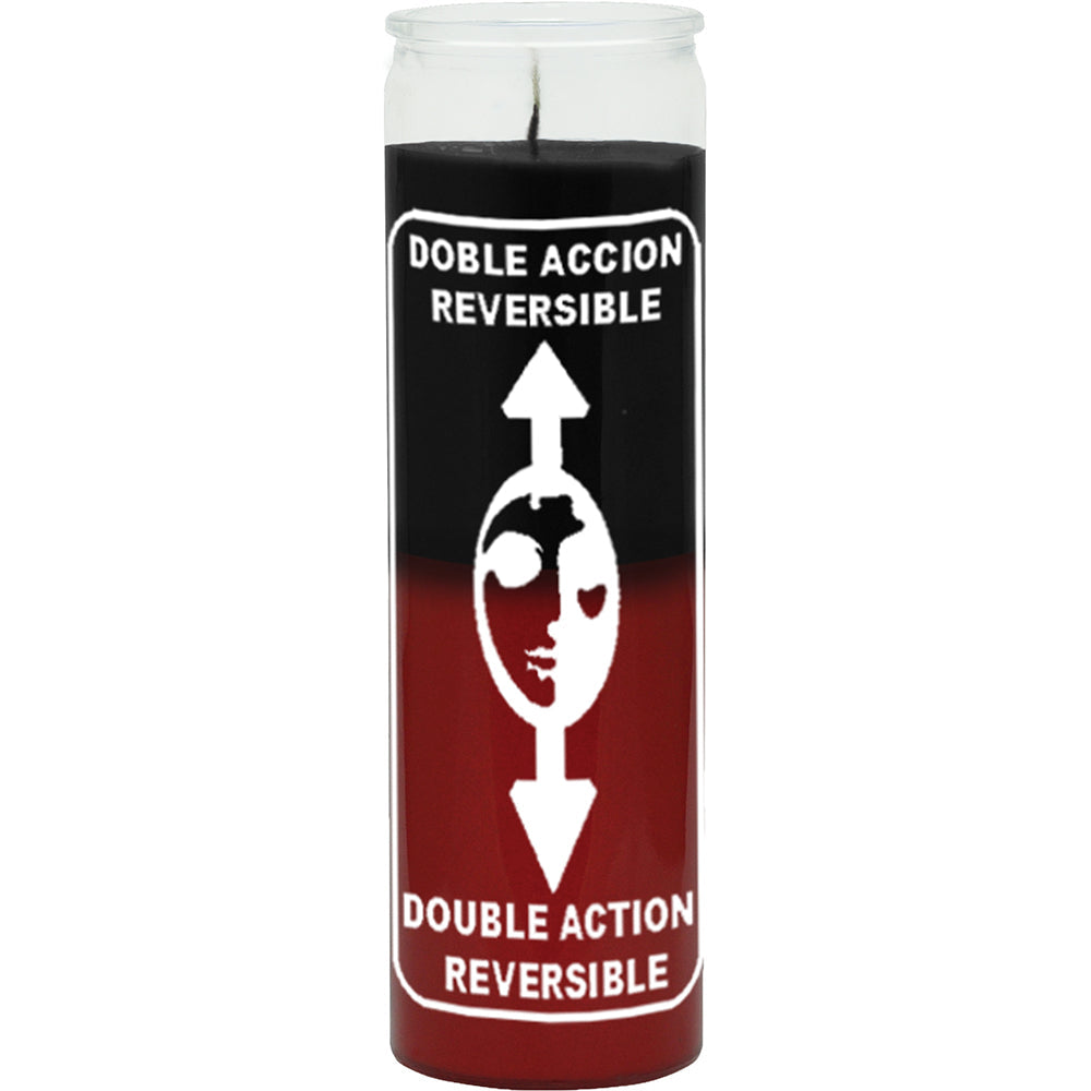 7 day Reversible-Black/Red Candle