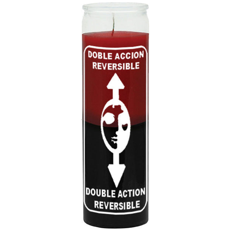 7 day Reversible-Red/Black Candle