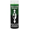 7 day Reversible Green/Black Candle
